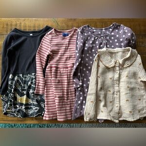Lot of 4T dresses | Tea Collection & Maison Me